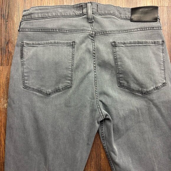 Paige Federal Straight Jeans Faded Black Stretch Men’s Size 33 - Picture 4 of 12
